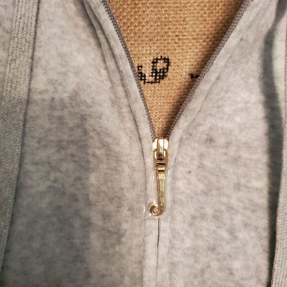 Retro Y2K/2000's  Juicy Couture Bling Bling Crystal Studded Velour Hoodie - Picture 7 of 14